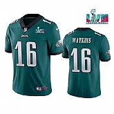 Men & Women & Youth Philadelphia Eagles #16 Quez Watkins Green Super Bowl LVII Vapor Untouchable Limited Stitched Jersey,baseball caps,new era cap wholesale,wholesale hats